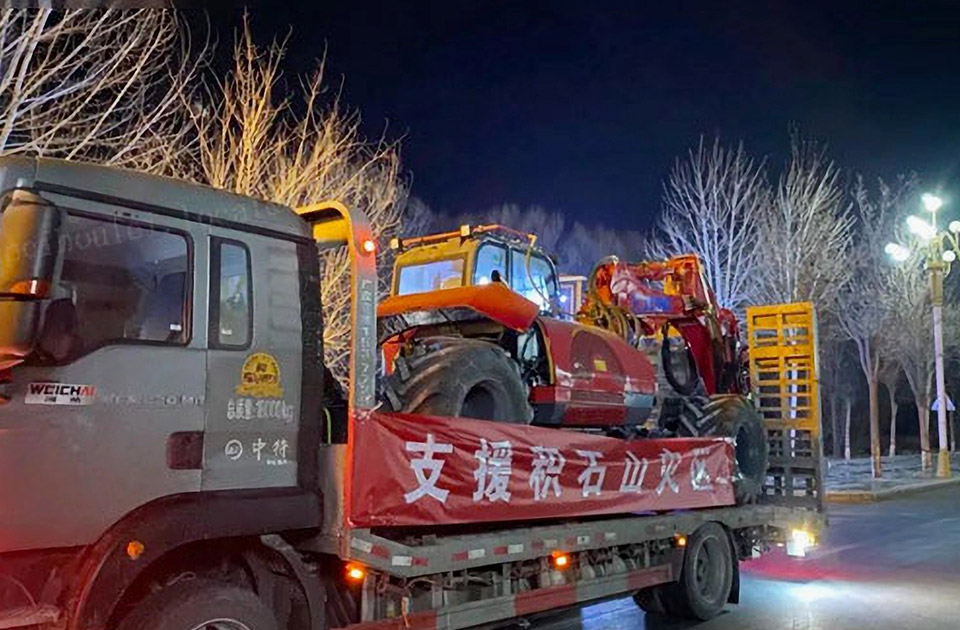 NG官网积极为甘肃临夏州积石山县级地震做好抗震救援提供设备支持