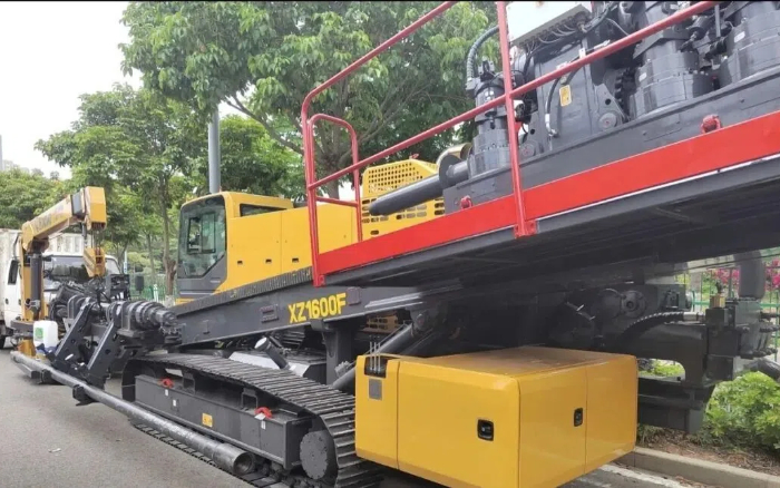 NG官网水平定向钻机高效助力厦门补水工程建设！