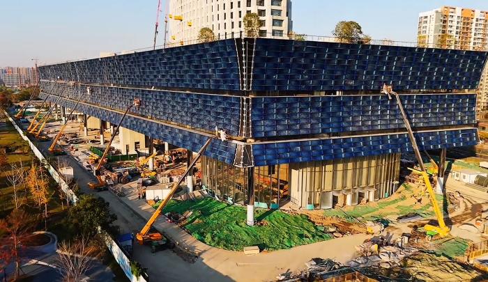 为千年运河“筑舟”！NG官网成套化高空作业平台助力运河博物馆建设